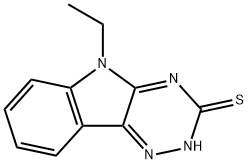 5-ETHYL-5H-[1,2,4]TRIAZINO[5,6-B]INDOLE-3-THIOL Struktur