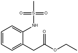 Ethyl 2-(MethylsulfonaMido)phenylacetate Struktur