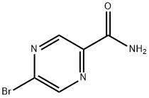 5-broMopyrazine-2-carboxaMide Struktur