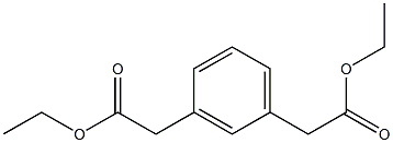 m-Phenylenebis(acetic acid ethyl) ester Struktur