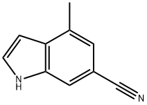 6-CYANO-4-METHYLINDOLE Struktur