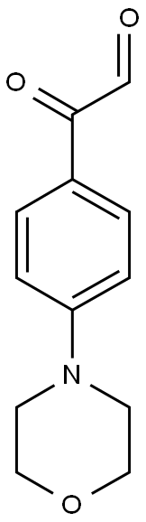 4-MORPHOLINOPHENYLGLYOXAL Struktur