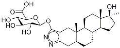 3-Hydroxystanozolol glucuronide (Qualitative) Struktur