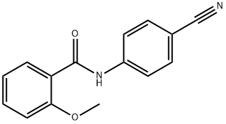 Benzamide, N-(4-cyanophenyl)-2-methoxy- (9CI) Struktur