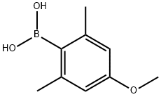 4-メトキシ-2,6-ジメチルフェニルボロン酸 化學(xué)構(gòu)造式