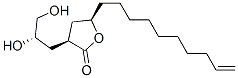 (3S,5R)-3-[(2S)-2,3-Dihydroxypropyl]-5-(9-decenyl)tetrahydrofuran-2-one Struktur