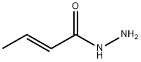 2-Butenoic acid, (2E)-, hydrazide Struktur