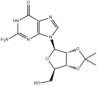 2',3'-O-Isopropylideneguanosine Struktur