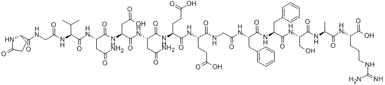 FIBRINOPEPTIDE B Struktur