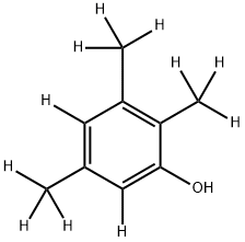 2,3,5-TRIMETHYLPHENOL-D11 Struktur