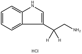 TRYPTAMINE-ALPHA,ALPHA-D2 HCL Struktur