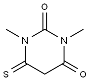 2,4(1H,3H)-Pyrimidinedione,  dihydro-1,3-dimethyl-6-thioxo- Struktur