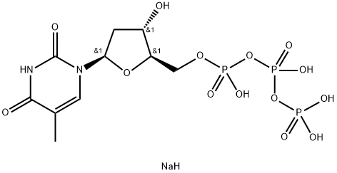 THYMIDINE 5'-TRIPHOSPHATE SODIUM SALT Structure