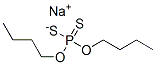 Phosphorodithioic acid, O,O-dibutyl ester, sodium salt Struktur