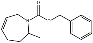 BENZYL 2-METHYL-2,3,4,7-TETRAHYDRO-1H-AZEPINE-1-CARBOXYLATE Struktur