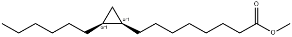 METHYL CIS-9,10-METHYLENEHEXADECANOATE Struktur