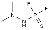 (2,2-Dimethylhydrazino)difluorophosphine sulfide Struktur