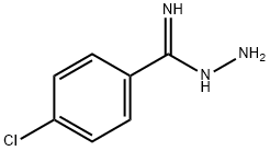 4-CHLORO-BENZENECARBOXIMIDIC ACID, HYDRAZIDE Struktur