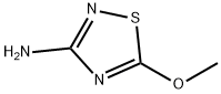 3-AMINO-5-METHOXY-1,2,4-THIADIAZOLE Struktur