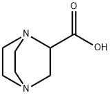 1,4-Diazabicyclo[2.2.2]octane-2-carboxylicacid(9CI) Struktur