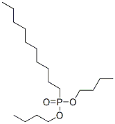 Decylphosphonic acid dibutyl ester Struktur