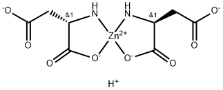 Dihydrogenbis[L-aspartato(2-)-N,O1]zincat(2-)