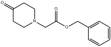 1-BENZYLOXYCARBONYLMETHYL-4-PIPERIDINONE Struktur