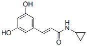 2-Propenamide, N-cyclopropyl-3-(3,5-dihydroxyphenyl)- (9CI) Struktur