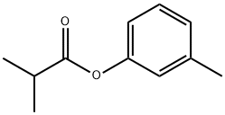 Propanoic acid, 2-Methyl-, 3-Methylphenyl ester Struktur