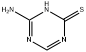 4-AMINO-1,3,5-TRIAZINE-2-THIOL Struktur