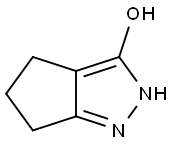 2,4,5,6-TETRAHYDRO-CYCLOPENTAPYRAZOL-3-OL Struktur