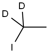 IODOETHANE-1,1-D2 Struktur