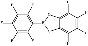 1,3,2-Benzodioxaborole, 4,5,6,7-tetrafluoro-2-(pentafluorophenyl)- Struktur