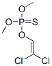 O-(2,2-dichlorovinyl) O,O-dimethylthiophosphate Struktur