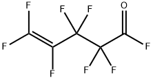 Heptafluoro-4-pentenoyl fluoride Struktur