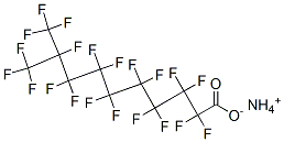 ammonium octadecafluoro-9-(trifluoromethyl)decanoate  Struktur