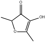 4-Hydroxy-2,5-dimethyl-3(2H)furanone Structure