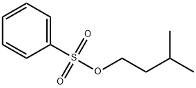 Benzenesulfonic acid, 3-Methylbutyl ester Struktur