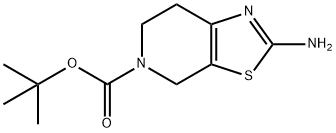 TERT-BUTYL 2-AMINO-6,7-DIHYDROTHIAZOLO[5,4-C]PYRIDINE-5(4H)-CARBOXYLATE Structure