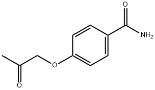 Benzamide, 4-(2-oxopropoxy)- Struktur