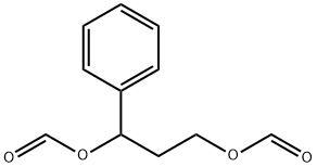 1-phenylpropane-1,3-diyl diformate Struktur