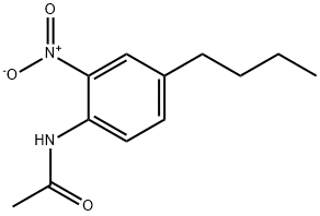 N-(4-butyl-2-nitrophenyl)acetamide  Structure