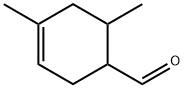 4,6-dimethylcyclohex-3-ene-1-carbaldehyde Struktur