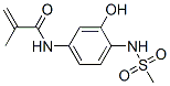 N-[3-hydroxy-4-[(methylsulphonyl)amino]phenyl]methacrylamide Struktur