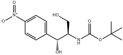 N-BOC-(1R,2R)-(-)-2-AMINO-1-(4-NITROPHE& Struktur