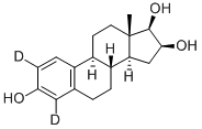 16BETA-HYDROXY-17BETA-ESTRADIOL-2,4-D2 Struktur