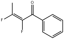 2-Buten-1-one, 2,3-difluoro-1-phenyl-, (2Z)- (9CI) Struktur