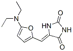 2,4-Imidazolidinedione,  5-[[5-(diethylamino)-2-furanyl]methylene]- Struktur