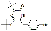 N-BOC-4-AMINO-L-PHENYLALANINE-T-BUTYL ESTER Struktur