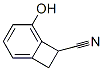 Bicyclo[4.2.0]octa-1,3,5-triene-7-carbonitrile, 5-hydroxy- (9CI) Struktur